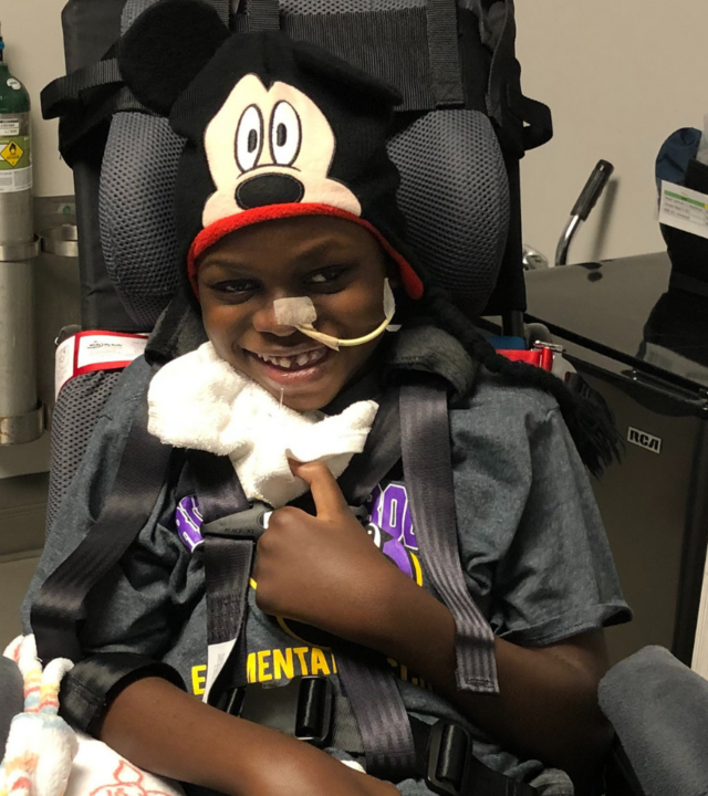 Corey smiling