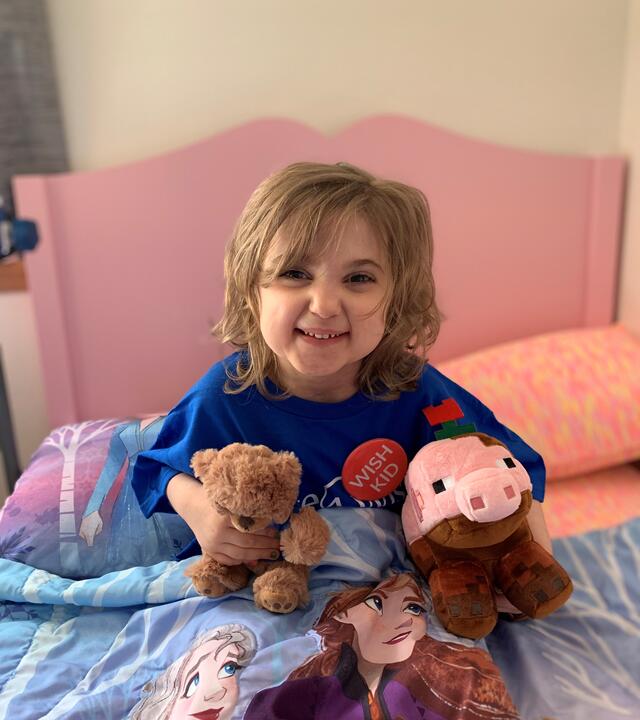 Ahnna with her shopping spree items