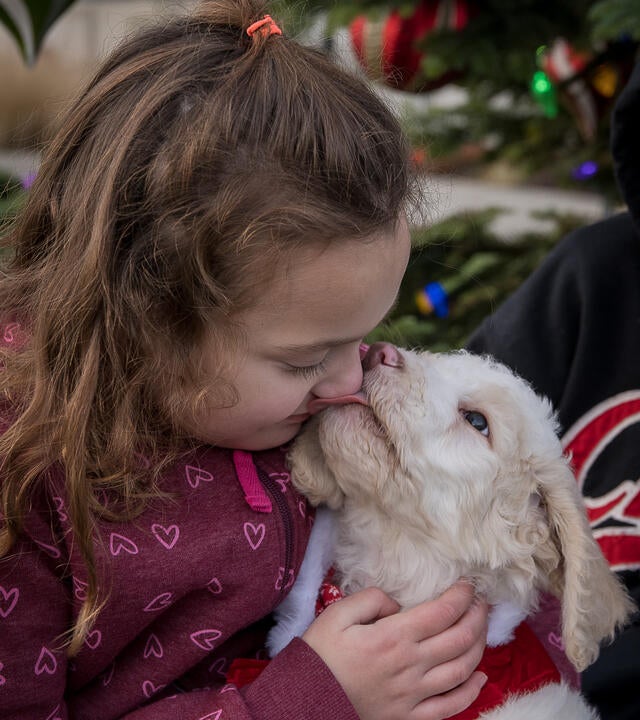 Emily and her dog Ryder