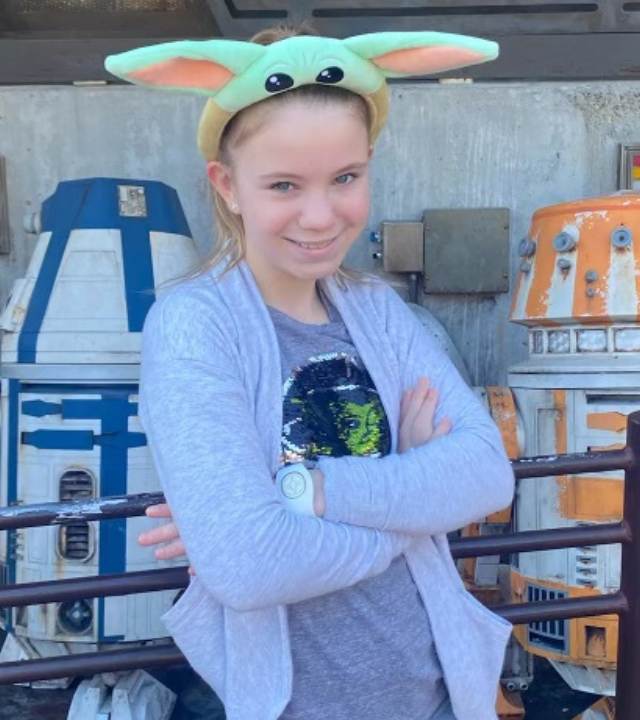 Katie at Star Wars: Galaxy's Edge in Disney's Hollywood Studios