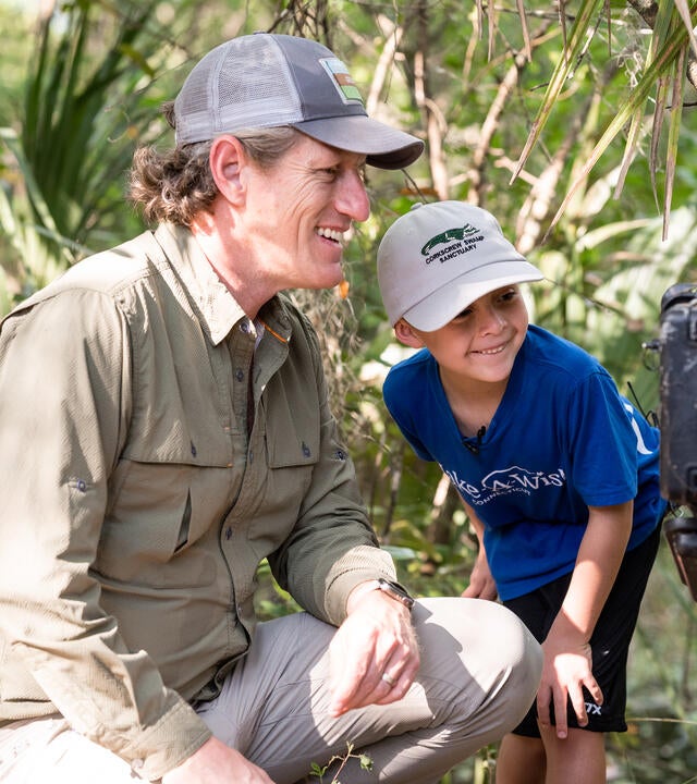 Wish Kid Oban and National Geographic Photographer Carlton Ward