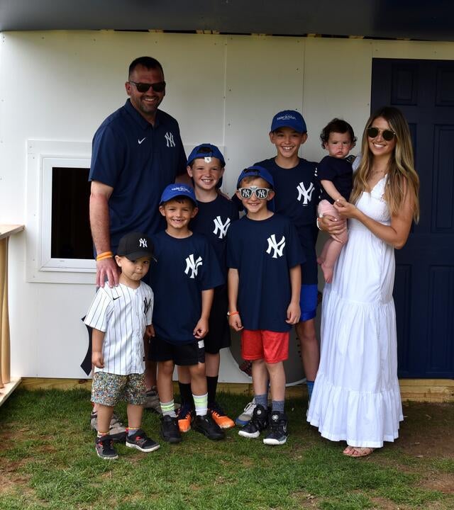 Wish Kid Johnny and family