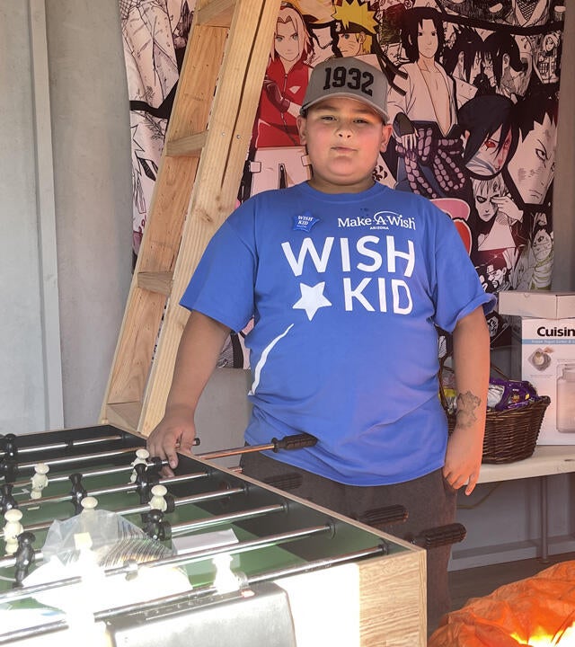 Jesse's man cave is a wish come true! 