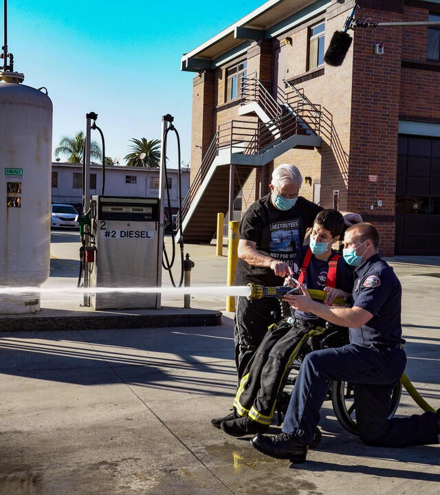 Gabriel firefighter- Greater LA