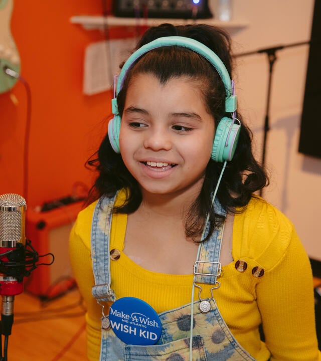 Keren in the studio
