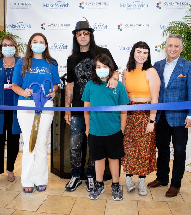 Make-A-Wish Exam Room ribbon-cutting event