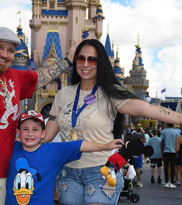 Richie's family at Walt Disney World