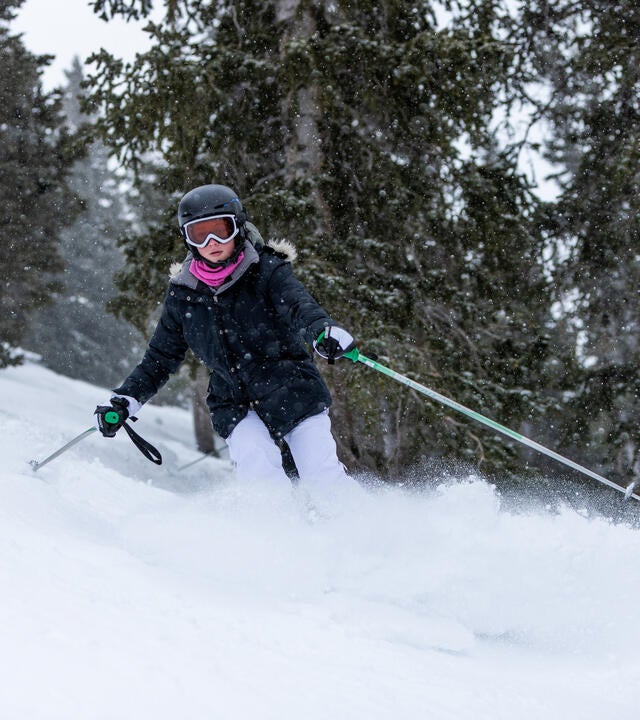Catherine Tiedemann Skiing