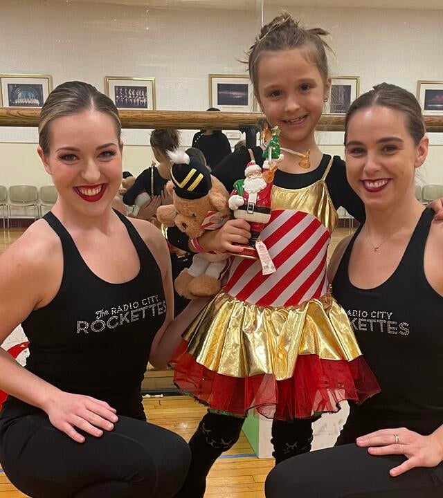 Scarlett Kicks It with the Rockettes