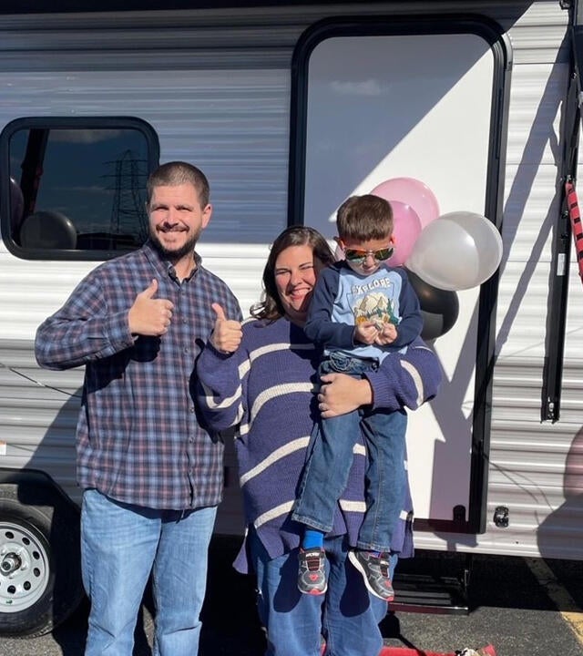 Liam's wish to have a camper