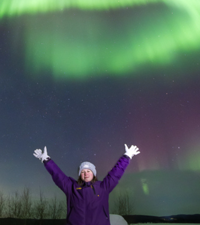 Marissa at The Northern Lights