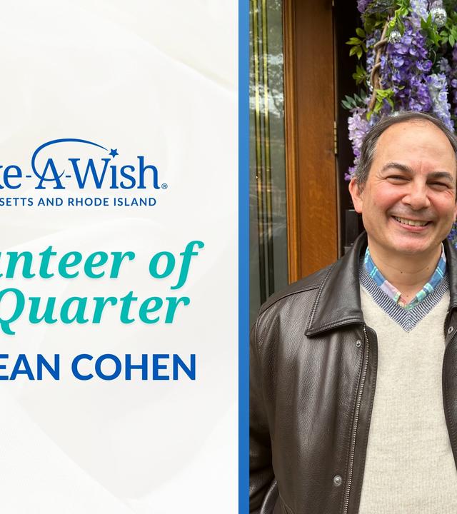 Photo of Make-A-Wish volunteer Dr. Dean Cohen