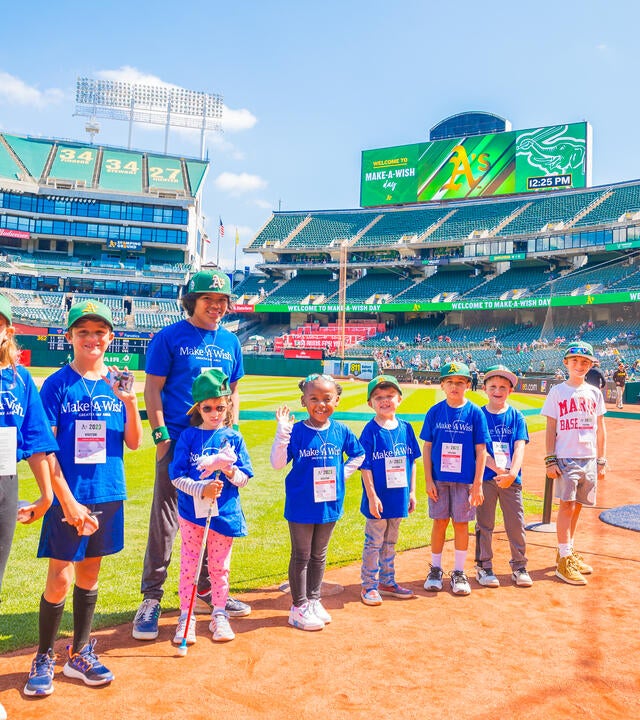 Make-A-Wish Day at the A's