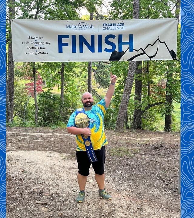 Matthew Wall completes his 20th Trailblaze Challenge