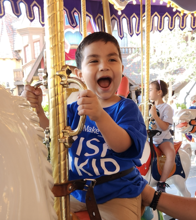 Zion wished to go to Disneyland
