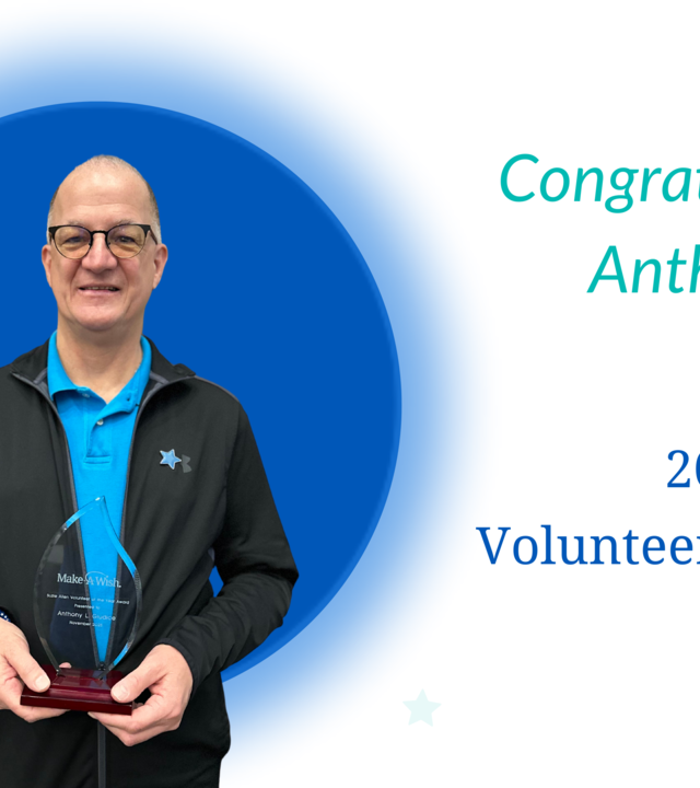 Anthony Guidice was named Volunteer of the Year, 2023