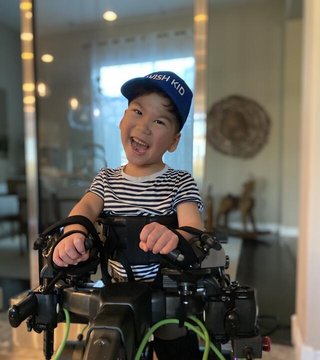 Asher's wish to walk
