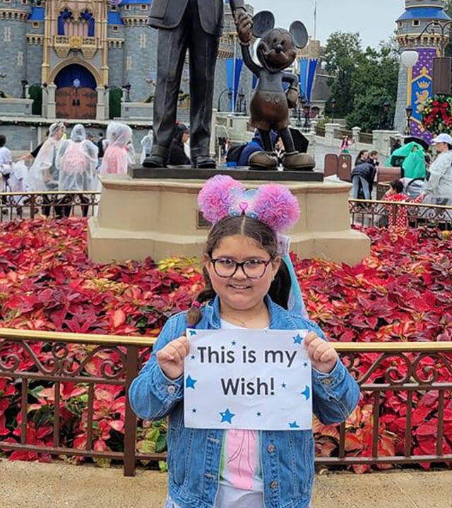 Harper wish to go to Disney