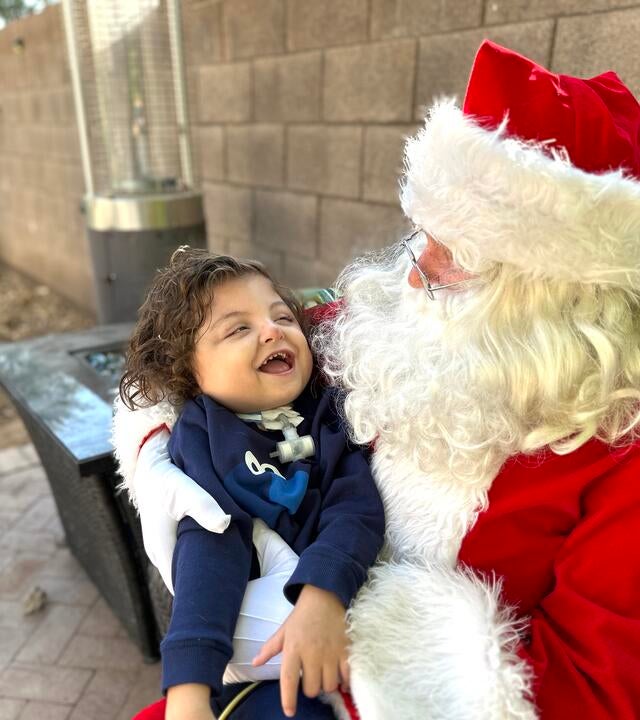 Luca and Santa Claus