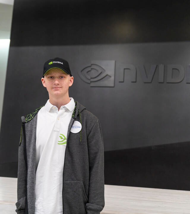 Luca at the NVIDIA Headquarters