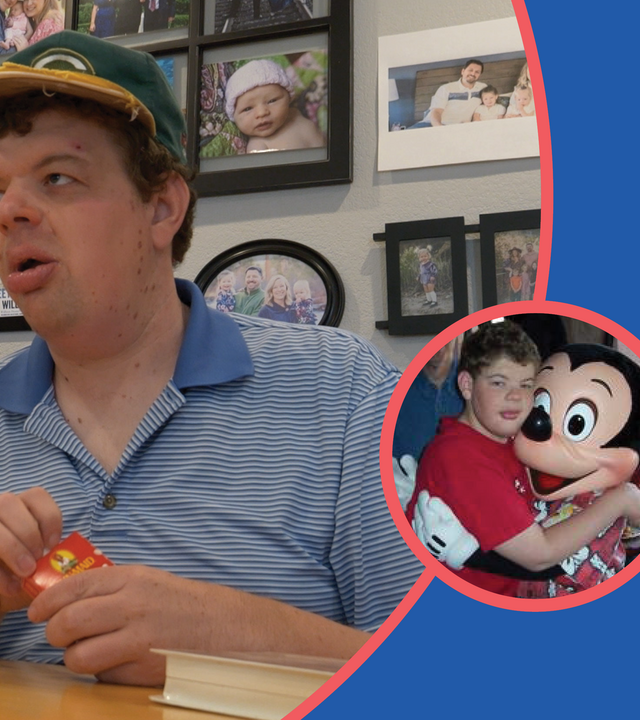 Alex with Mickey Mouse