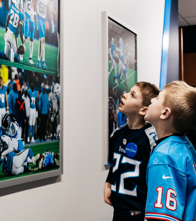 Tyler's wish to Meet the Titans