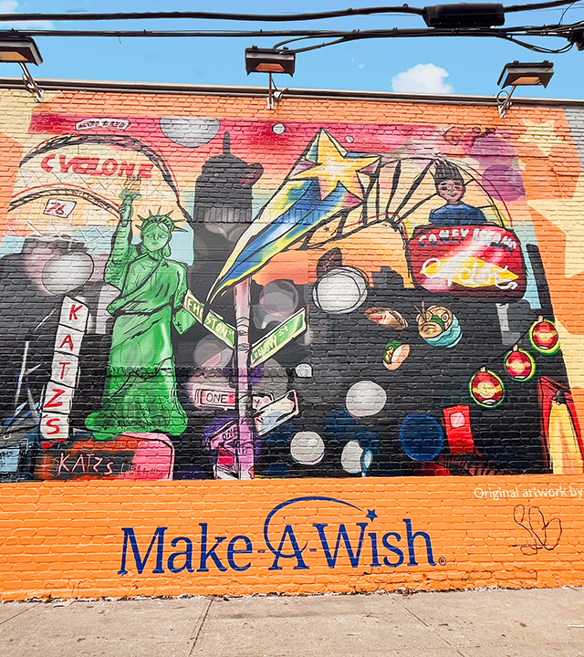 Josie's Mural - New York City is a wish in itself