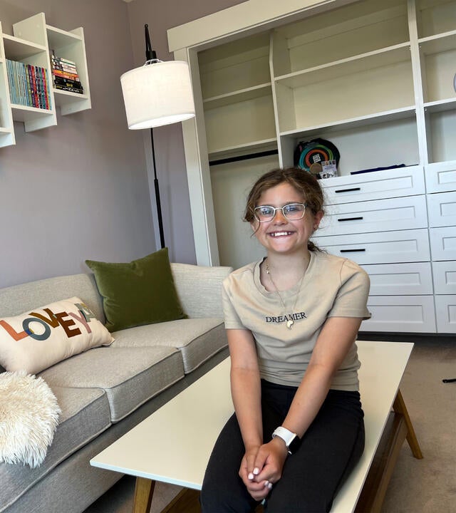 Penny in her Redecorated Room — AKWA