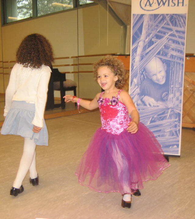 Dayss during her wish to meet a ballerina