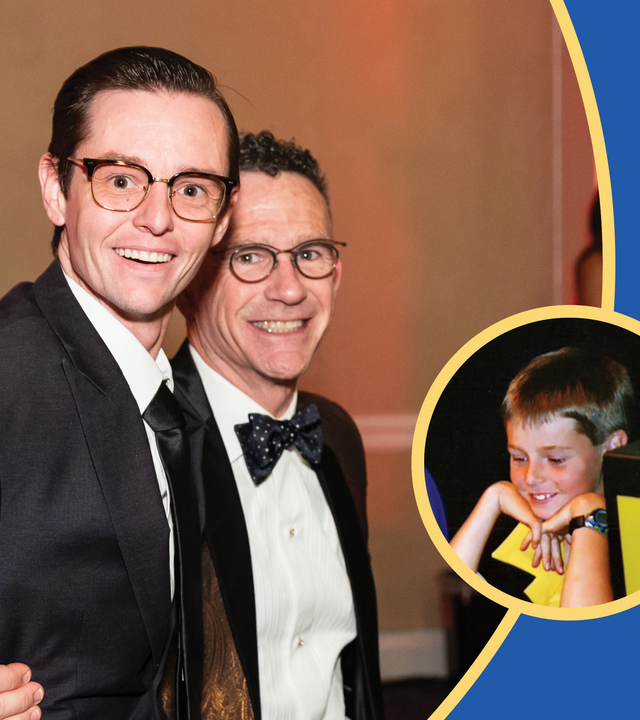 Ben and EJ at the 2024 Evening of Wishes Gala