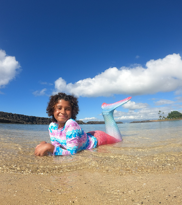 Chrischell enjoys soaking in sunnier days at the beach