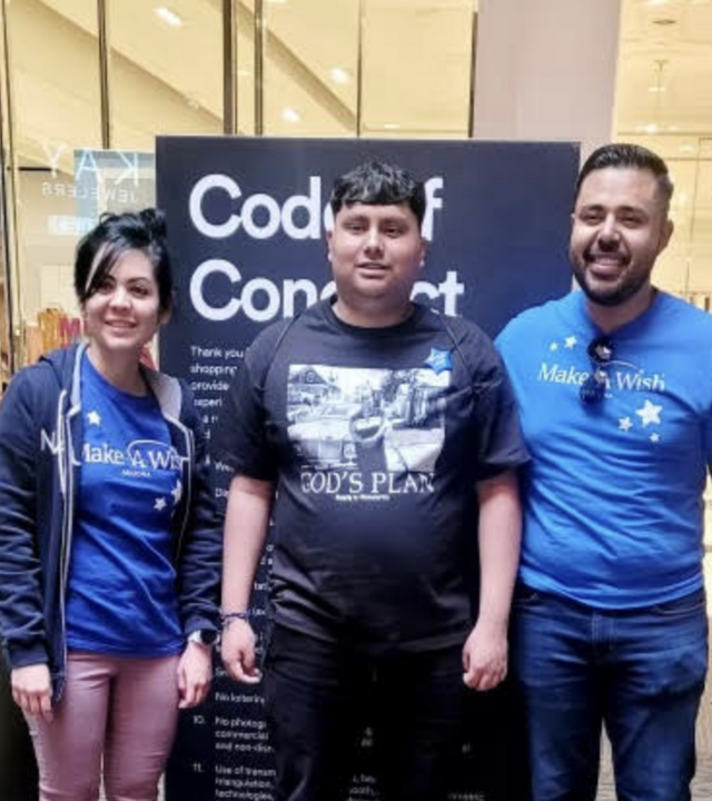 Jael Rodriguez helped to grant Jorge's shopping spree wish