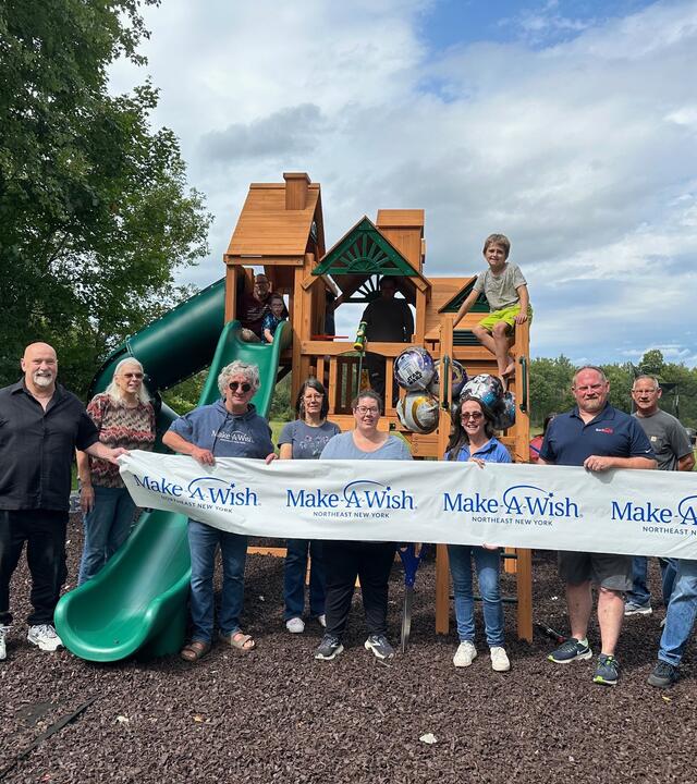 Isaiah Playgound ribbon-cutting