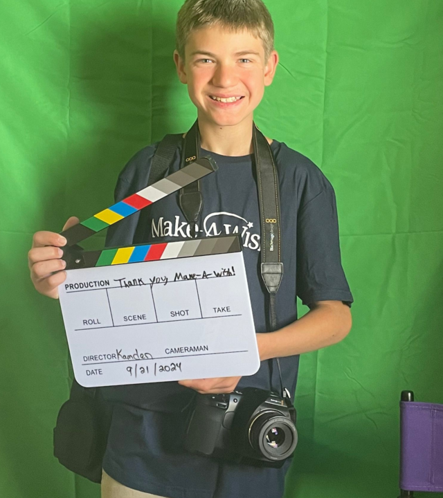 Kamden with new film equipment