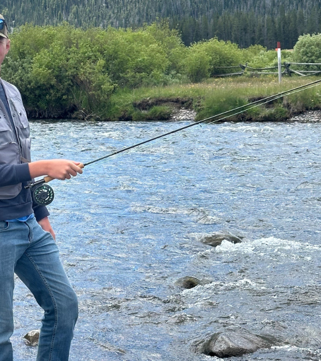 Kaysen's wish to go Fly Fishing in Montana