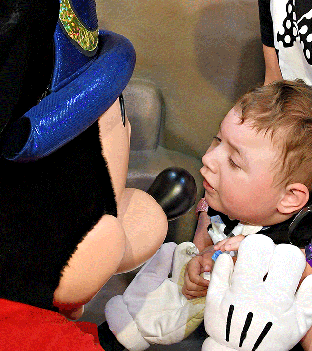 Benjamin and Mickey Mouse