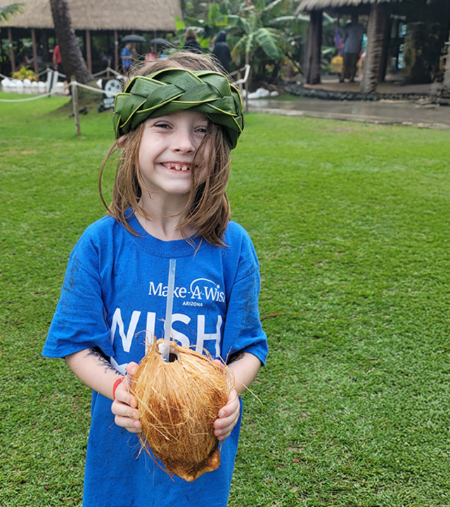 Auri wished to experience an island adventure.