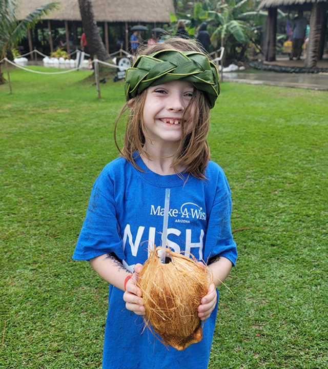 Auri wished to experience an island adventure.