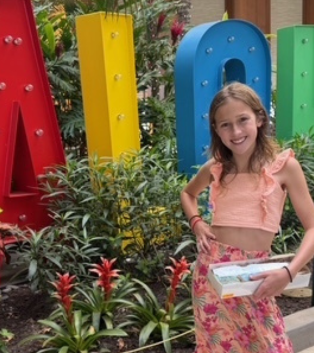 Caiya on her wish in Hawaii
