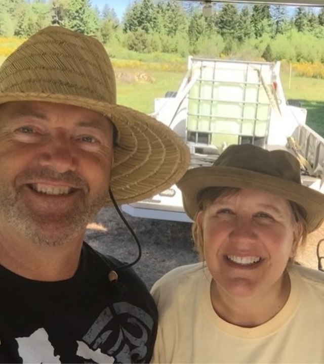 Joe & Lisa at Helping Hearts Tree Farm