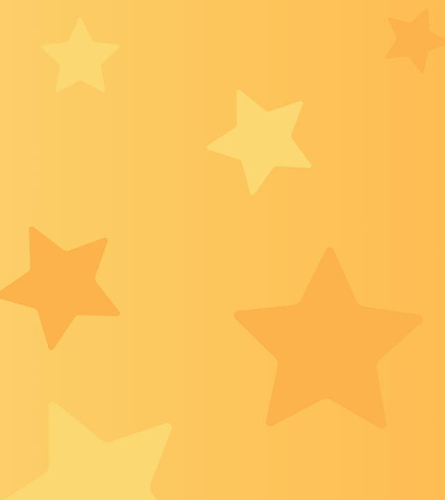 Yellow background with yellow stars