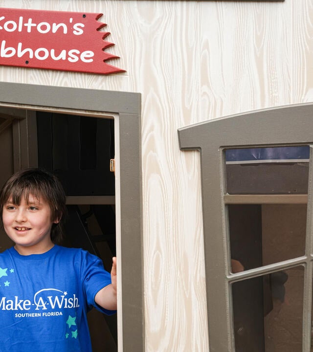Building Kolton's Playhouse Wish