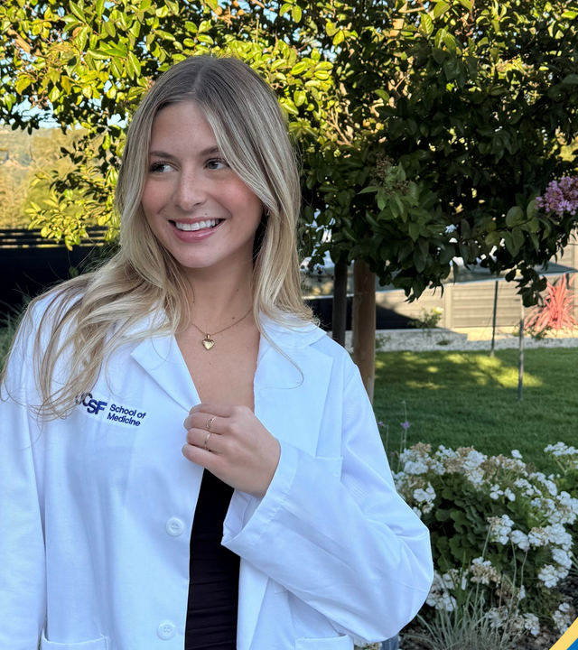 Isabella white coat ceremony at UCSF | childhood photo at soccer tournament