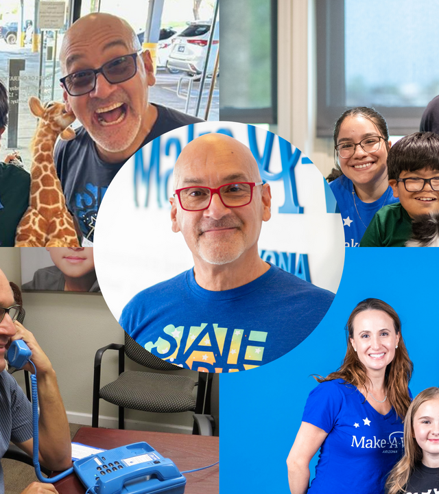 Carlos Inostroza, Sr. Wish Manager, collage