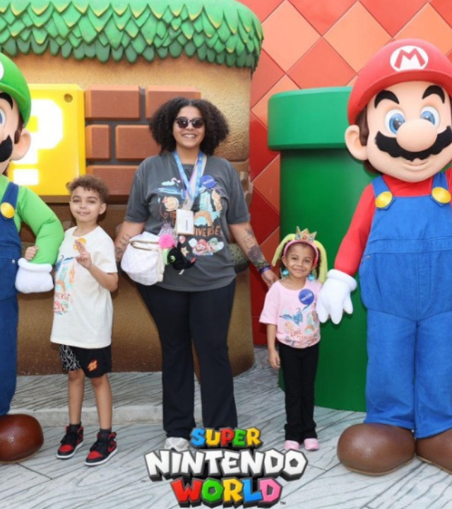 Caiden at Nintendo World