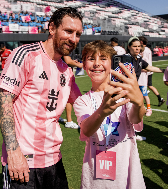 Sammy's Goal to meet Messi