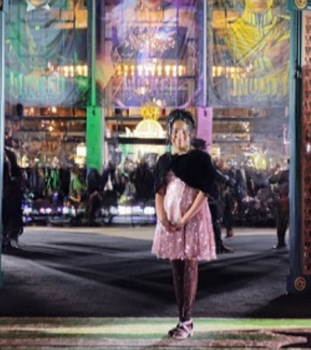 At the front gates of the premiere