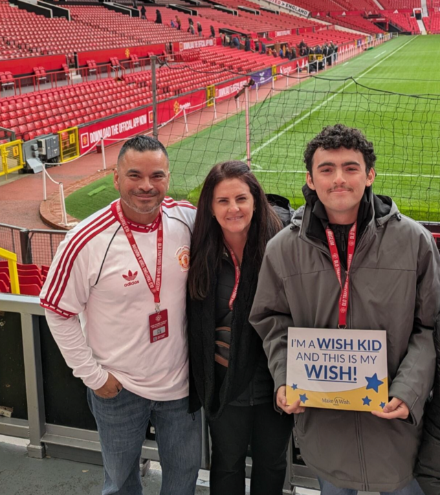 Mateo's wish to see Manchester United play is beyond his wildest imagination