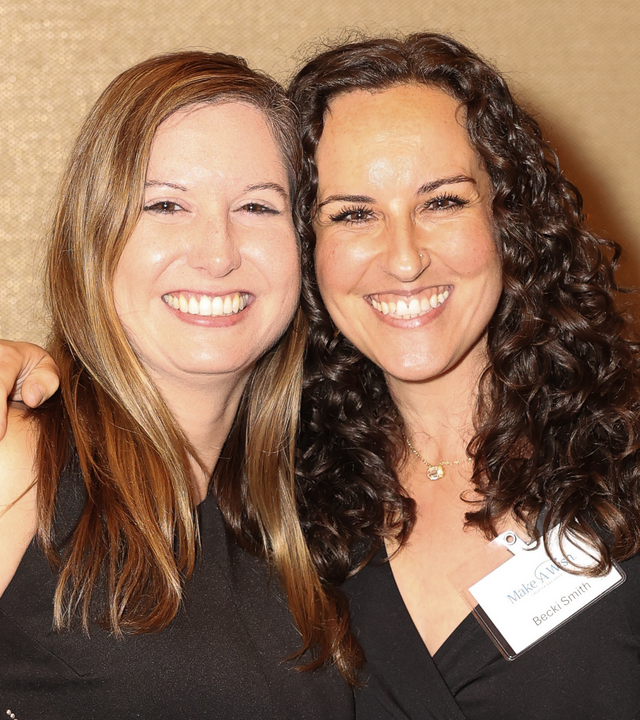 All About Travel’s Heather Hurst (left) with Director of Wish Fulfillment Becki Smith at Wish Insiders Summit: East Bay in 2025