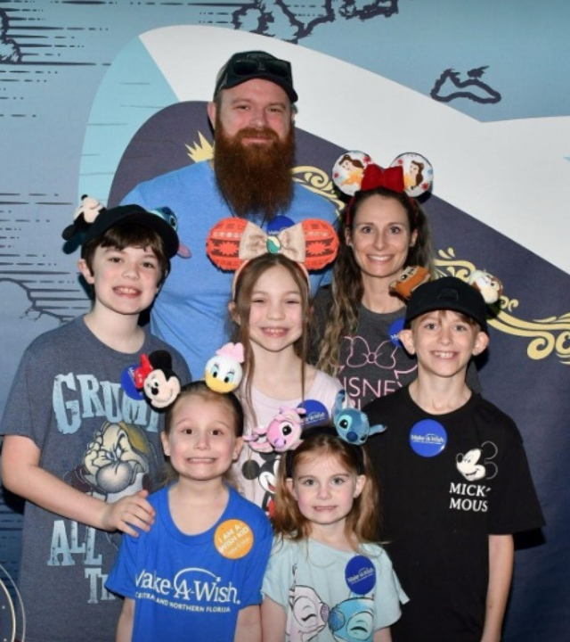 Family on the cruise